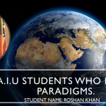 Students who are breaking paradigms: Roshan Khan