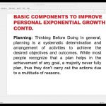 AIU Symposium talking about exponential growth Ilechukwu Rosemary