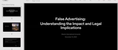 Misleading Advertising by Lynette Davidson