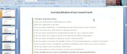 Seminar: Your Blueprint for Writing a Journal Article! by Mohammad Shahidul Islam