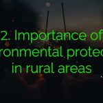 Awareness of Environmental Protection in Rural Areas and Its Benefits by Niavo Landihajaina R