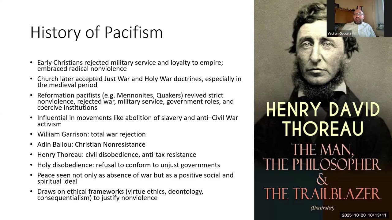 Religion and Pacifism by  Vedran O