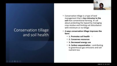 Sustainable Development and Agriculture