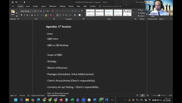 Basic Quickbooks Introduction Pt 1