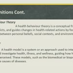 Health Behavior and Education