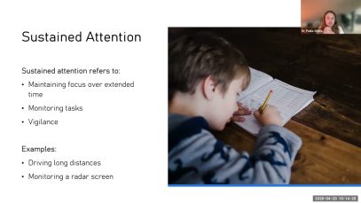 Attention and exectutive functions