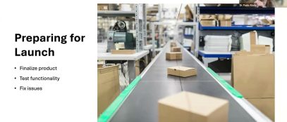 Launching, Scaling and Sustaining your Venture