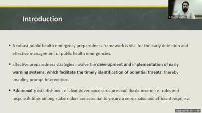 Emergency Preparedness and Response