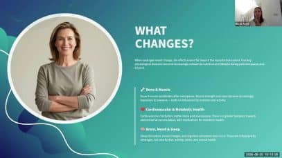 Nutrition During Perimenopause and Menopause